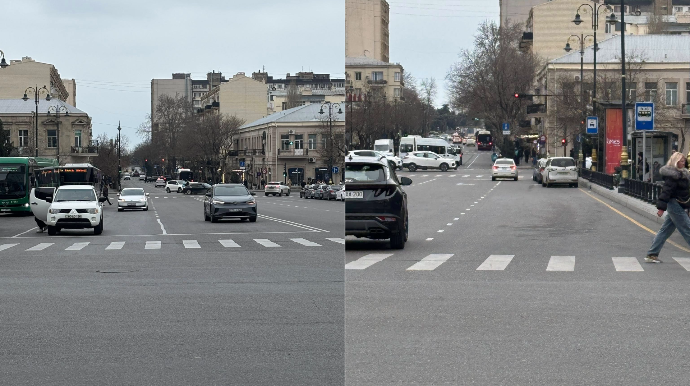 Səməd Vurğunun Bakıdakı heykəli önünə velosiped zolağının çəkilməsi təklif edilir - FOTO 
