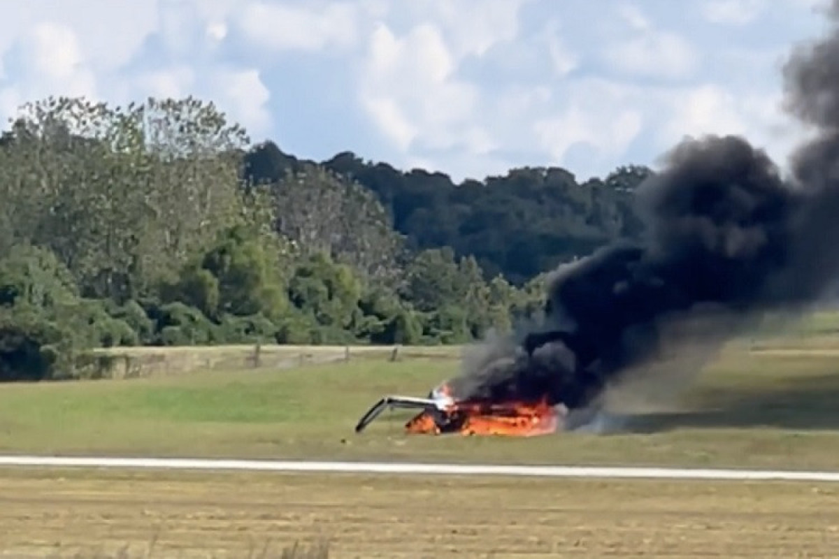 ABŞ-da təyyarə qəzası nəticəsində 4 nəfər ölüb  - FOTO