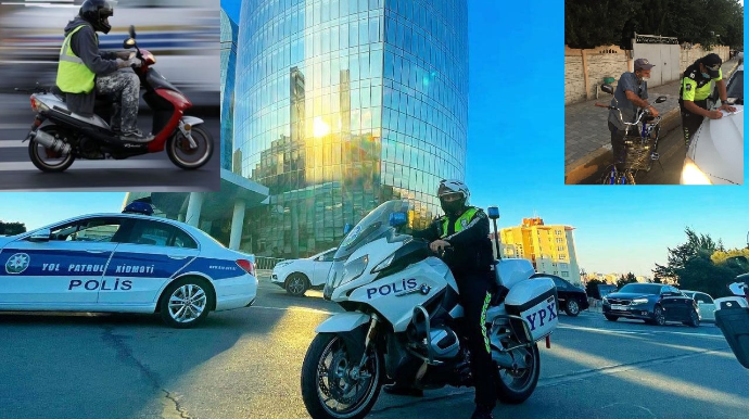 Yol polisi velosiped və moped sürücülərinə cərimə yaza bilərmi? 