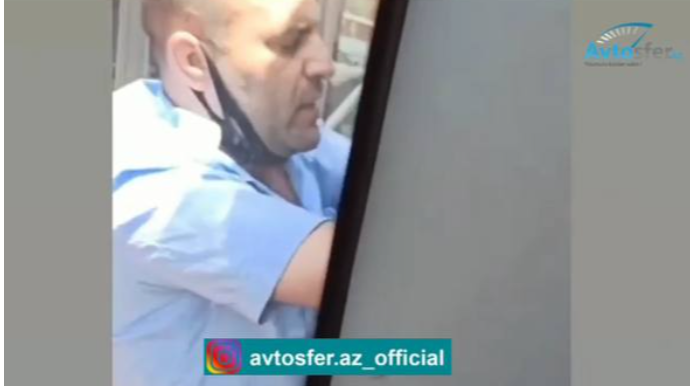 Bakıda avtobus sürücüləri arasında dava düşdü  - VİDEO