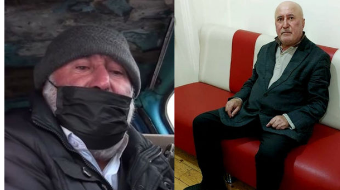 Maşında yatan kişi sığınacağa yerləşdirilib - FOTO