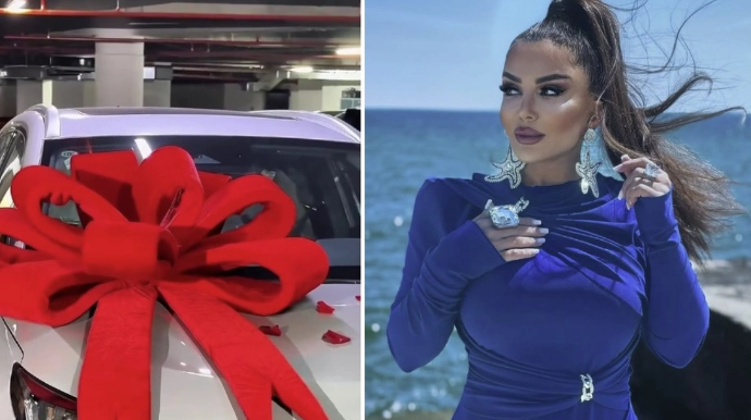 Zenfira İbrahimova qızı Dənizə avtomobil hədiyyə etdi - VİDEO