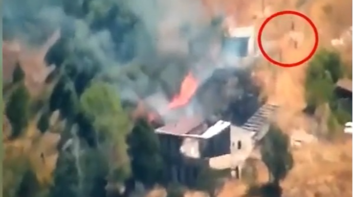 Ermənilər Laçını belə yandırır - Yeni VİDEO 