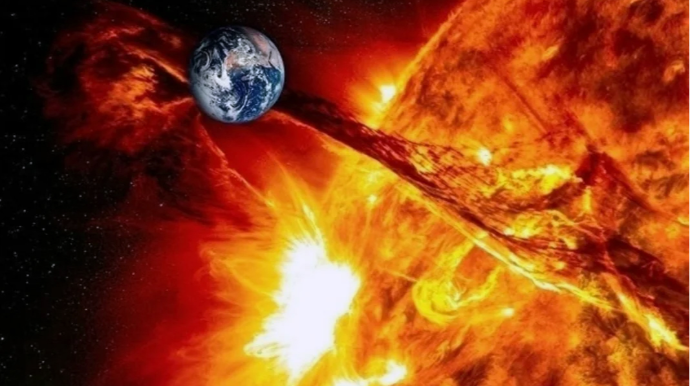 На Солнце впервые за восемь дней произошла сильная вспышка