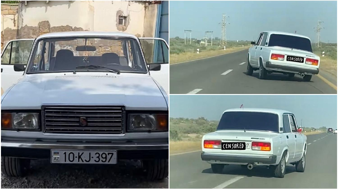 Toy karvanında “07” ilə “sağ-sol” edib “şou” göstərən sürücü - 10-KJ-397   - VİDEO