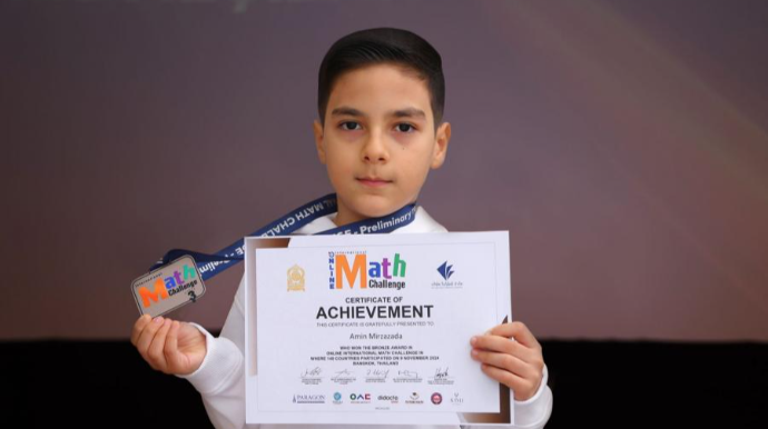 “İnternational Math Challenge”  beynəlxalq riyaziyyat olimpiadasının nəticələri açıqlanıb - FOTO