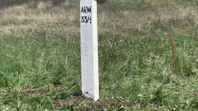 Ermənilər Azərbaycanla sərhəddəki bu ərazidən geri çəkildi - FOTO