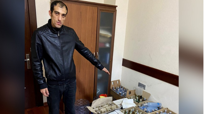 Bakıda saxta spirtli içkilər hazırlayan sex aşkarlanıb - VİDEO