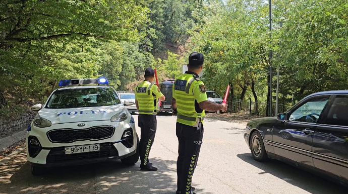 Lənkəran və Lerikdə istirahət zonalarında polis əməkdaşlarının fasiləsiz xidməti təşkil edilib - FOTO - VİDEO