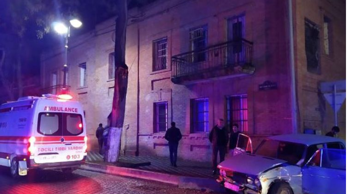 Gəncədə yol qəzasında sərnişin yaralanıb