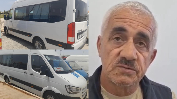 Narkotikin təsiri altında olan mikroavtobus sürücüsü HƏBS EDİLDİ  - VİDEO