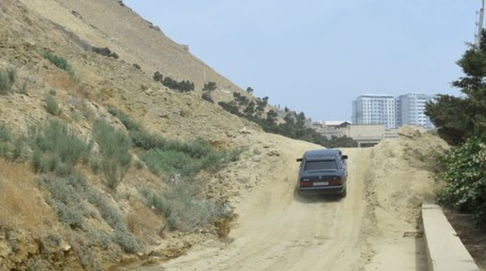 Badamdarda sürüşmənin qarşısını almaq üçün layihənin icrasına başlanılıb - FOTO 