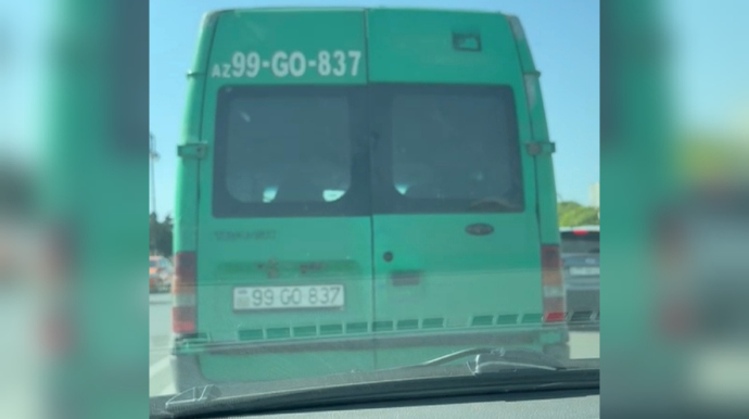 Stop işıqları işləməyən sürücü təhlükə yaratdı: "Neyləyim yanmır?" - VİDEO