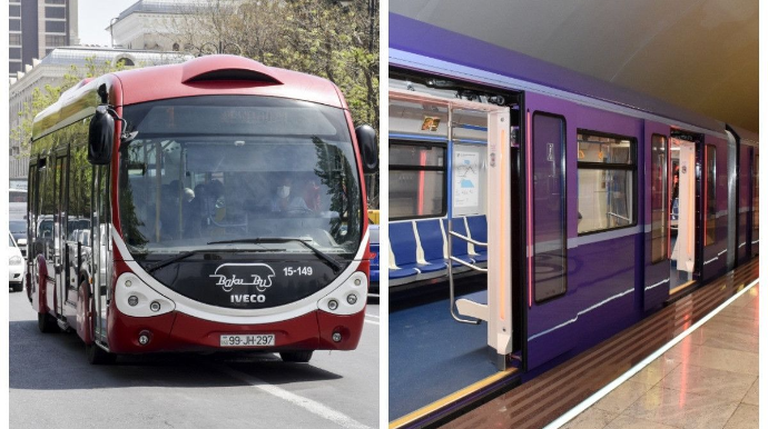 İctimai nəqliyyatda yeni tariflər - Cədvəl 