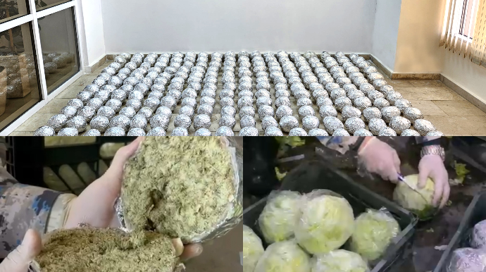 “Kahı” aparan nəqliyyat vasitəsindən narkotik vasitə aşkar edildi - FOTO