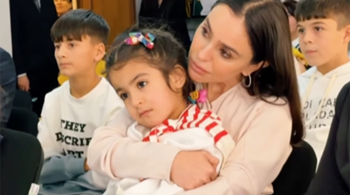 Leyla Əliyeva Gəncə səfərindən video paylaşdı - VİDEO