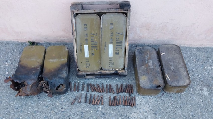 В селе Талыш Тертерского района обнаружены боеприпасы  - ФОТО