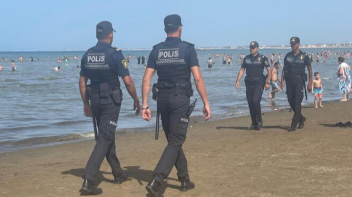 Polis sahilboyu ərazilərdə profilaktik tədbirləri davam etdirir - FOTO