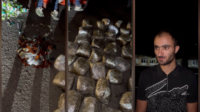 İran vətəndaşı tərəfindən narkokuryerliyə cəlb olunan şəxs ƏLƏ KEÇDİ - FOTO - VİDEO 