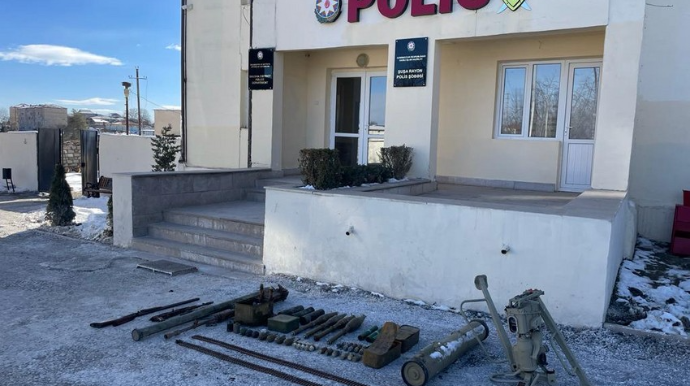 Şuşada silah-sursat aşkar edilib   - VİDEO