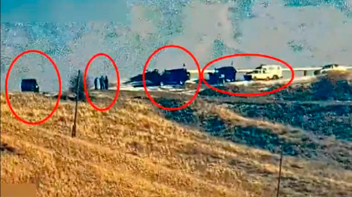 Aİ “missiyası” növbəti dəfə Azərbaycan sərhədində müşahidə aparıb - VİDEO