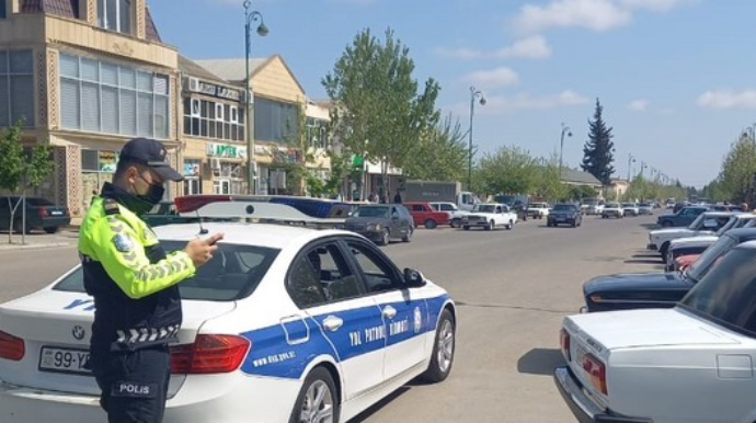 Biləsuvarda yol polisi reyd keçirib   - FOTO + VİDEO