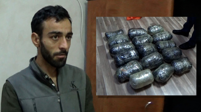 DİN BNMİ 17 kq marixuana aşkarladı - FOTO - VİDEO