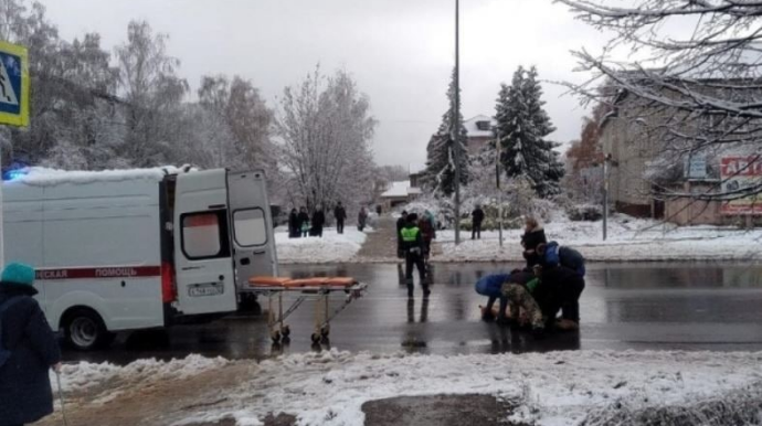 Yük avtomobili qəza törətdi: yaşlı qadın təkərlər altında qaldı - VİDEO