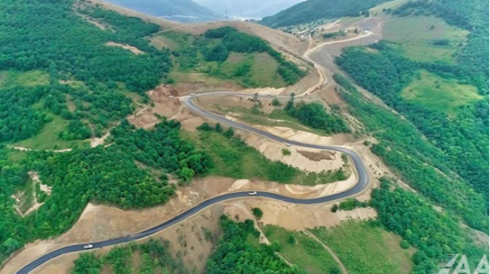 Azərbaycan xilasediciləri Laçın dəhlizinə alternativ yolda 