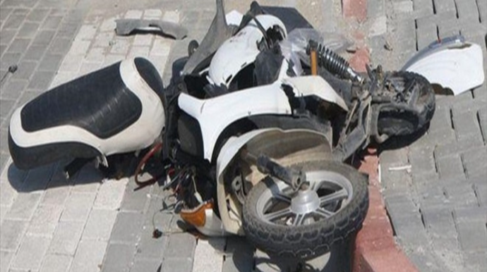 Gəncədə moped aşdı, sürücü öldü