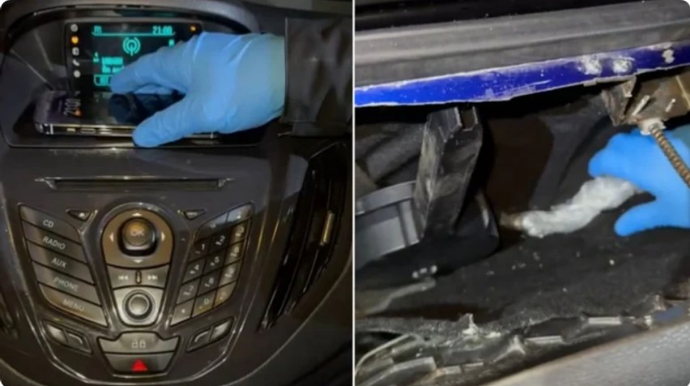 Maşının qapısında gizli bölmə yaradıb narkotik daşıdılar; polis ƏMƏLİYYAT KEÇİRDİ - VİDEO 