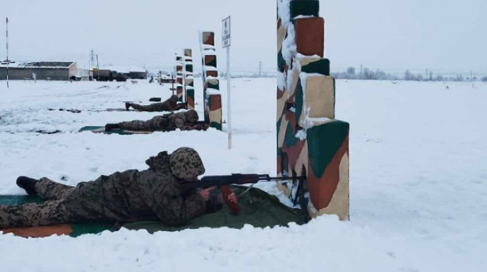 Şəxsi heyətin döyüş vərdişləri təkmilləşdirilir - FOTOLAR