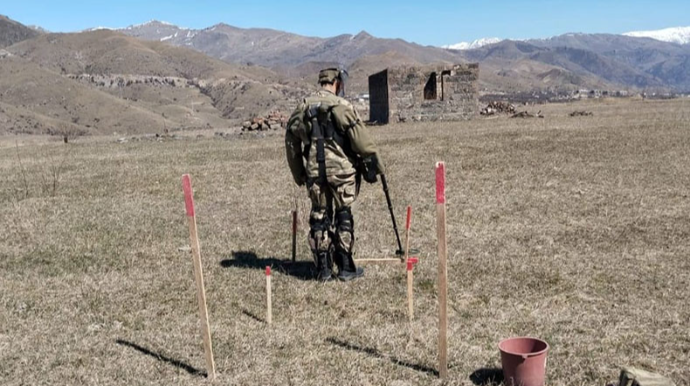 Ötən həftə 309 hektar ərazi minalardan təmizləndi 