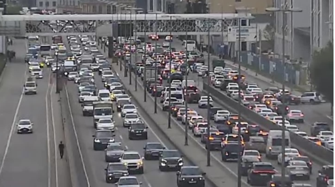 Bakının bu yollarında sıxlıq var - SİYAHI - FOTO 