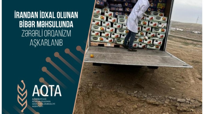İrandan Azərbaycana gətirilən 5 ton bibər yararsız çıxdı