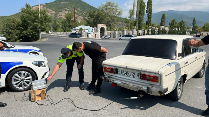 Yol polisi "Təhlükəsizlik aylığı"na start verdi - FOTO