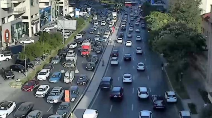 Bakıda sıxlıq olan yollar açıqlandı - SİYAHI - FOTO