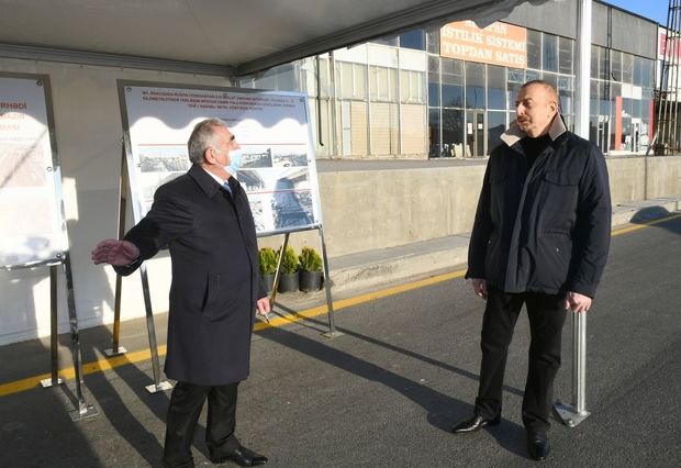 Prezident yeni yolun açılışında iştirak edib - FOTO 