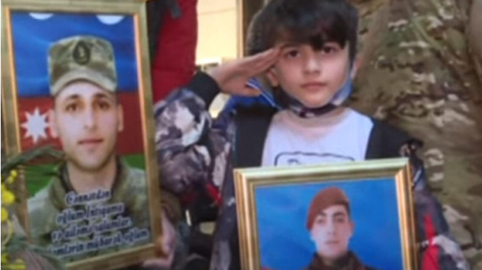 İki şəhidimizin övladları dünyaya gəlib  - VİDEO