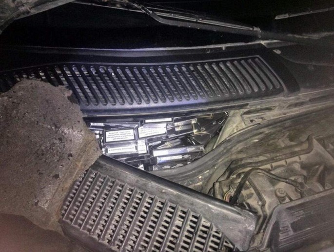 Avtomobildən 8200 siqaret müsadirə edildi - FOTO