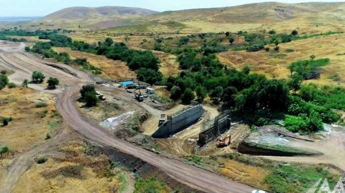 Строительство автодороги Физули-Гадрут  на завершающей стадии - ФОТО