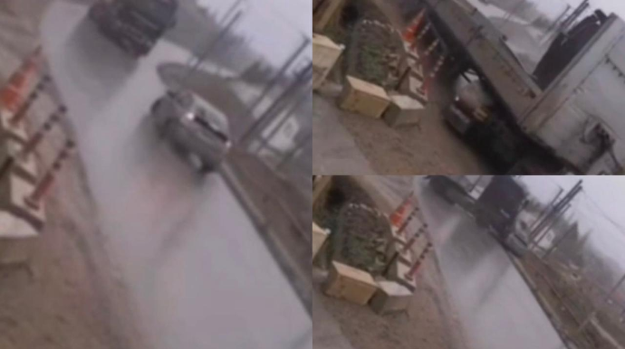 Момент тяжелого ДТП в Гобу попал на видео: два человека погибли на месте - ВИДЕО