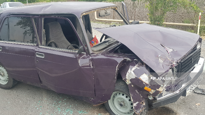 Ucarda minik avtomobilləri toqquşdu: 2 nəfər...   - FOTO