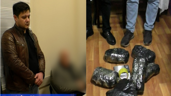 Abşeronda narkokuryerlik edən şəxsdən 3 kq narkotik götürülüb  - VİDEO