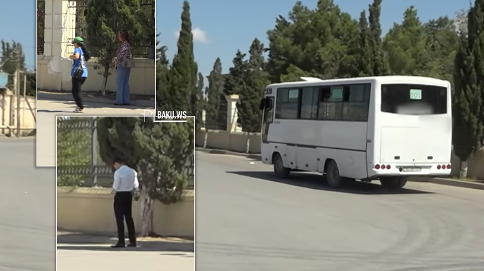 Bakıda bu qəsəbədə sakinlər 30 dəqiqə avtobus gözləyir - VİDEO