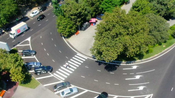 Atatürk prospektinin bir hissəsi təmir olunub - FOTO - VİDEO