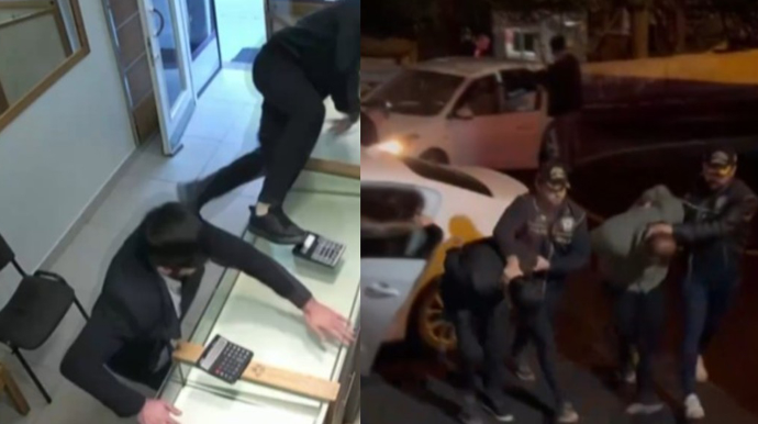 İstanbulda film kimi oğurluq - Azərbaycanlılar həbs olundu - FOTOLAR 