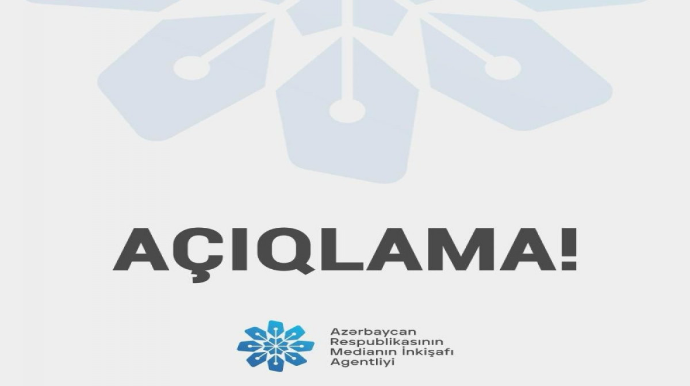 MEDİA:  Solovyovun nifrət nitqini pisləyir, qarşı tərəfin üzrxahlıq etməsini gözləyirik