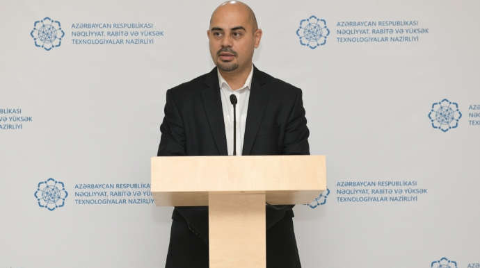 Nəqliyyat, Rabitə və Yüksək Texnologiyalar Nazirliyinin təqaüd proqramını qazananlarla görüş olub - FOTO