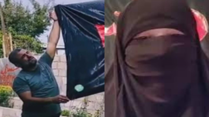 Bakıda qara bayraq qaldıran həbs edildi 